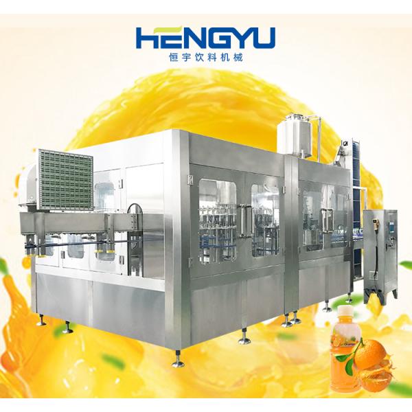 High-Speed Juice Making Machine Automatic Fresh Sterilization With Pulp Hot Filling Line Bottle Beverage Packing Machine