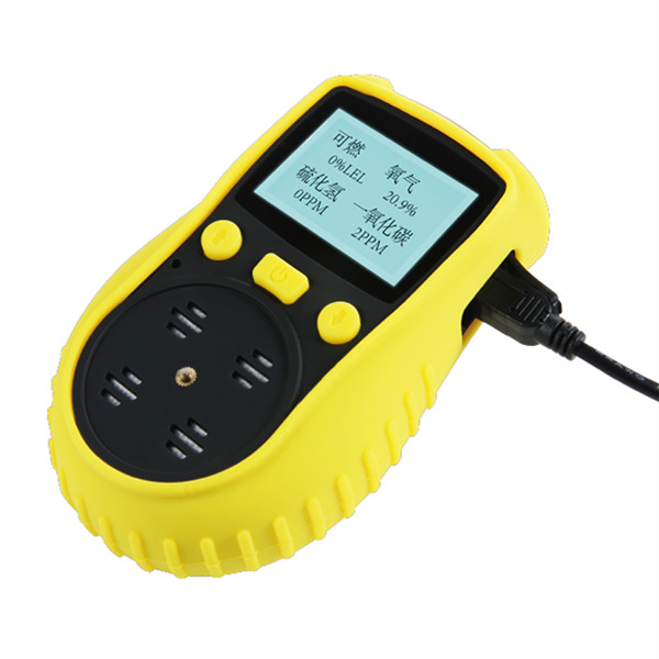 Portable Multi Gas Detector CO O2 H2S CH4 Detected With Diffusion High Precision
