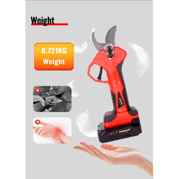 SWANSOFT 35MM Electric Pruning Shears With Finger Protection progressive Cutting pruners