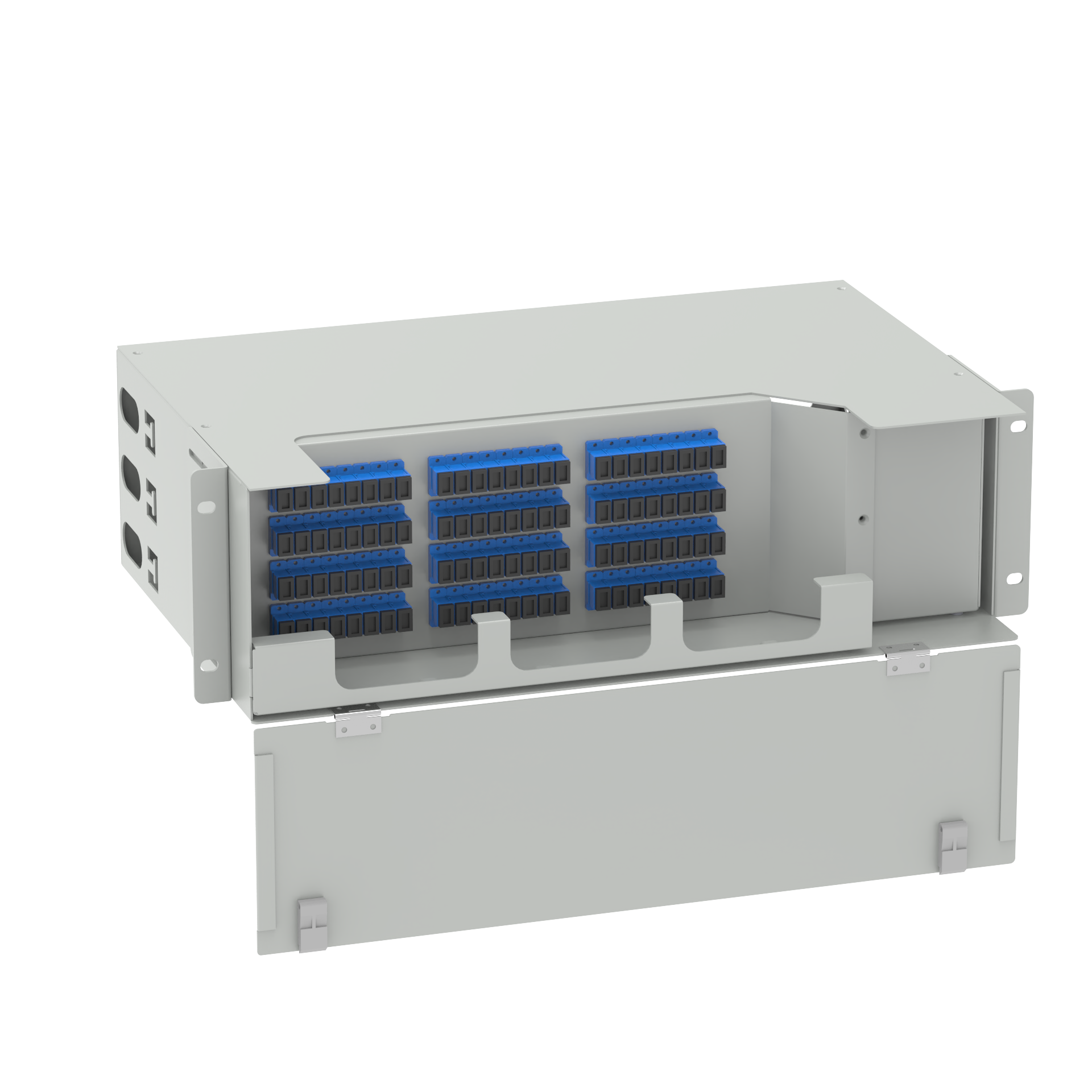 FTTX 19 Inch Optical Distribution Frame with Swing Patch Panel SC UPC Type ODN Network