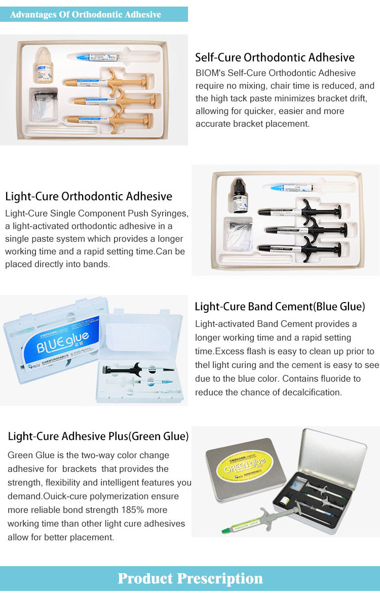 No Mix Self Cure Orthodontic Bonding Adhesive For Dental In Standard Pack