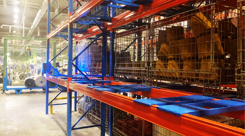  Storage Cage For Logistics Warehousing ASRS Foldable Wire Mesh Container