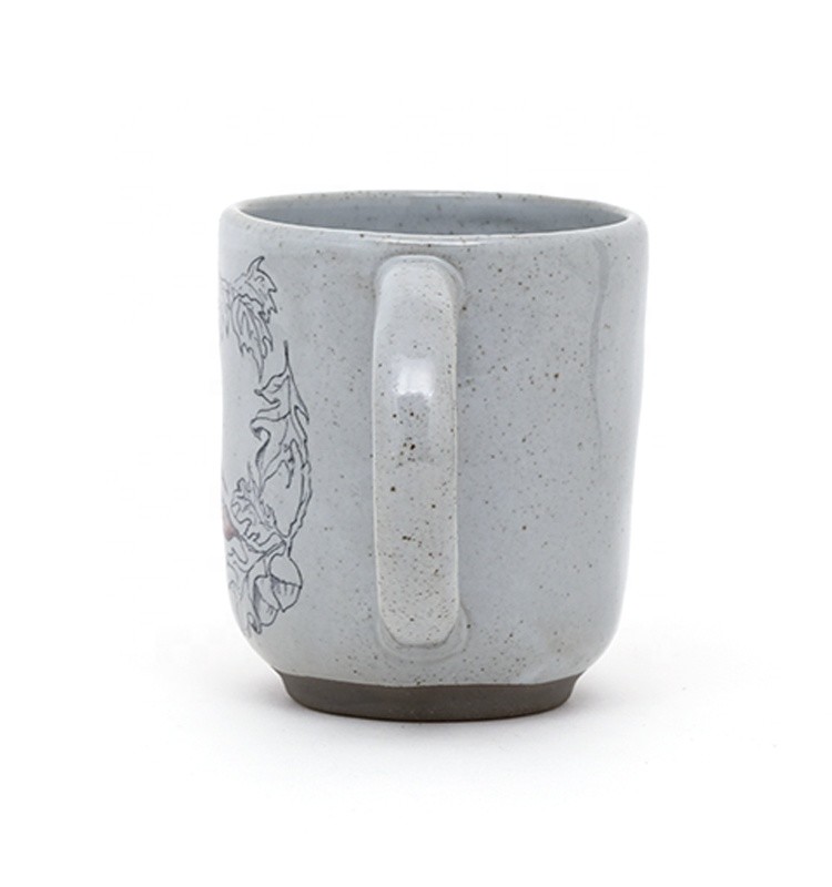 Custom Printed Coffee Mugs Animal Ceramic Mug With 3D Decal On Glaze For Harvest