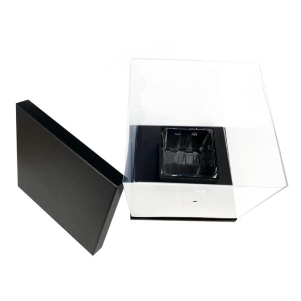 High End Transparent Flower Box Matt Lamination Recyclable And Portable