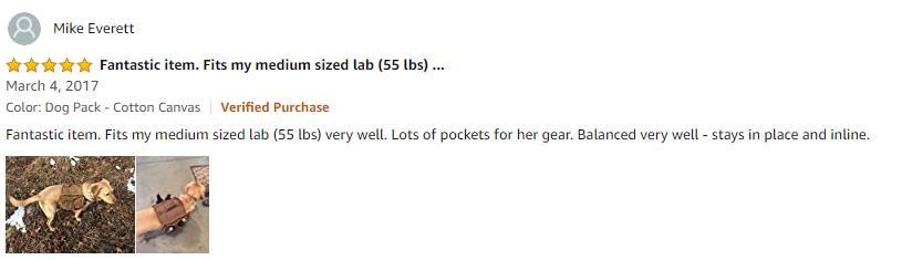 Ultimate Comfort Dog Saddle Bag Premium Canvas Material Military Dog Travel Training Backpack