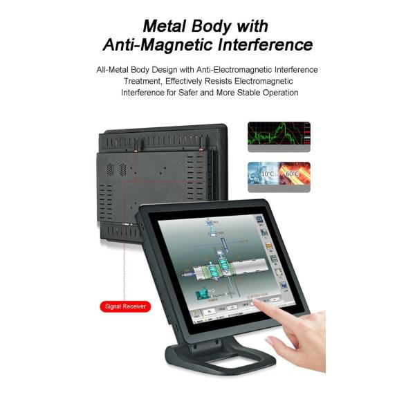 21.5 Inch 1920*1080 IP65 Touch Screen LCD Display Embedded PLC/Robot HMI Capacitive/Resistive Flat Panel Mount LCD Display