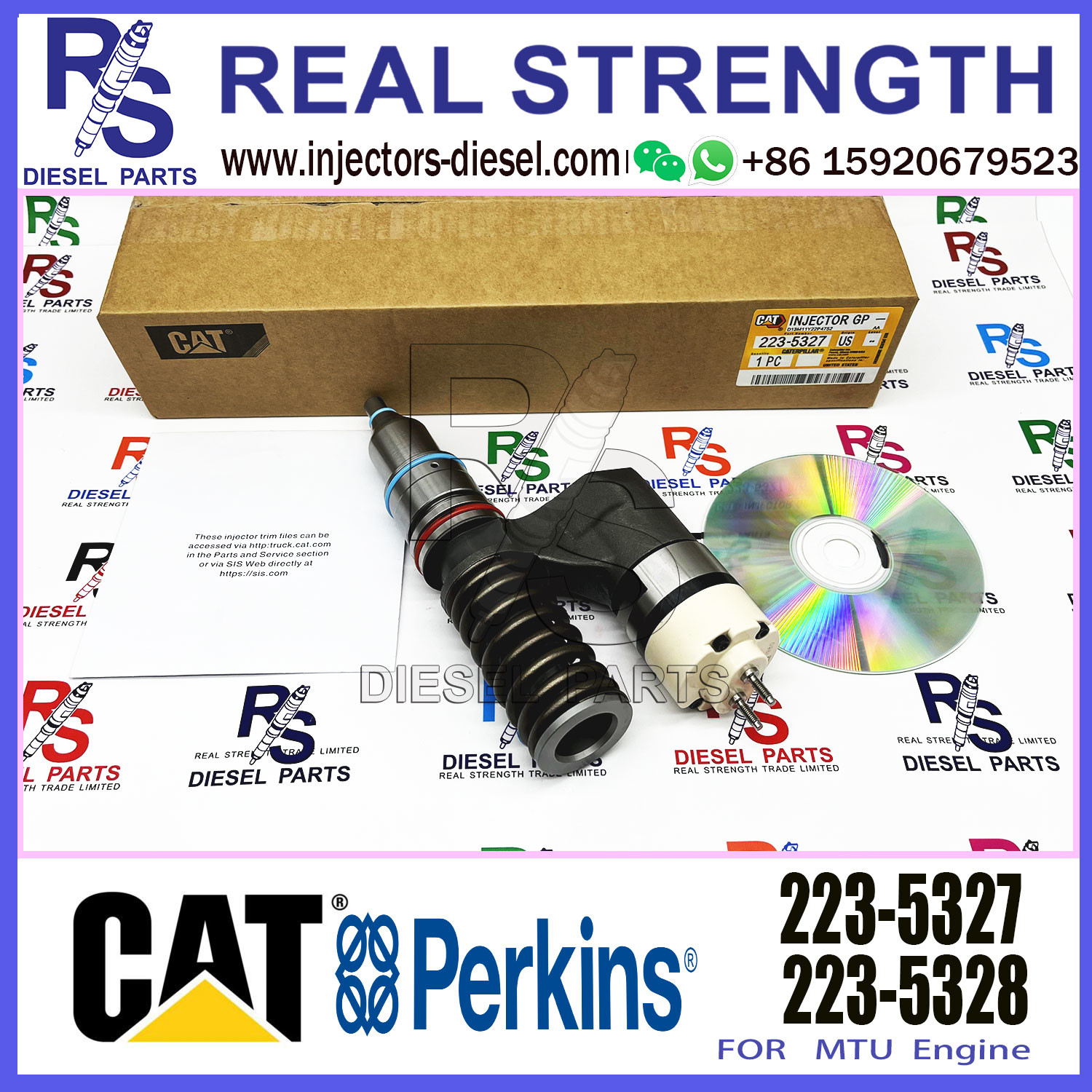 CAT Fuel Injector Assembly 10R-0967 10R-1259 Common Rail Fuel Injector 10R-1258 223-5327 For CAT C10