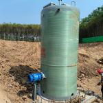Intelligent Fiberglass Lift Station Stable Operation FRP Pump Station Energy