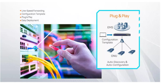 ZIKUN 8 Pon EPON OLT 10G 1GE SFP 4GE RJ45 8 Ports GPON Optical Line Terminal