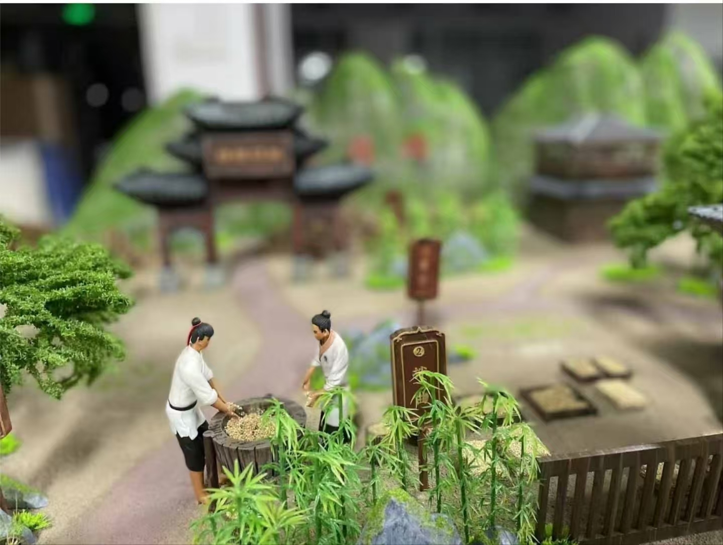 1:150 Scale Model Landscape Chinese Architecture Model Traditional Style