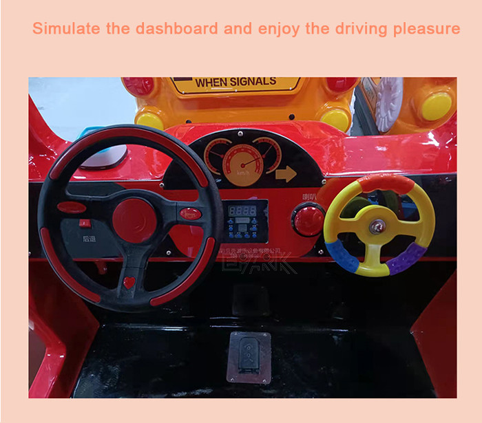 Shopping Mall Electric Bumper Car Baby Cho Cho Fire Truck 24V
