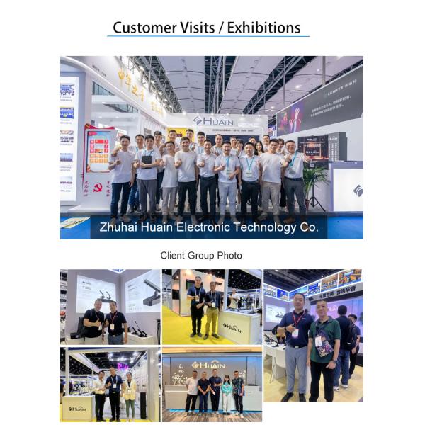 HUAIN Audio Visual System Wired Basic Conference Delegate Microphone System with Physical Button