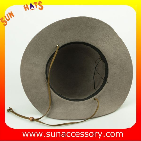 2047 Sun Accessory Wool felt floppy hats with neck tie ,Shopping online hats and caps wholesaling