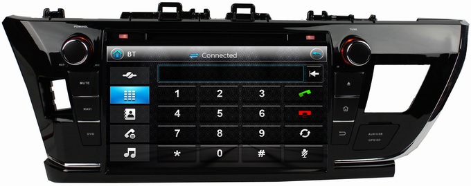 Ouchuangbo Car DVD Radio GPS Navi for Toyota Corolla 2014 USB TV Multi Language OCB-9002A