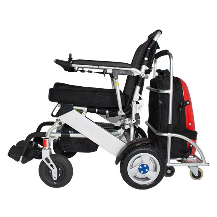 Quality Ultralight Foldable Lithium Ion Battery Powered Wheelchair for sale