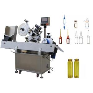 Horizontal Medicine Syringe Vial Labeling Machine Applicator Automatic