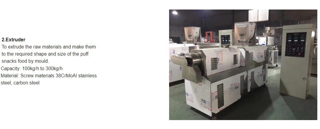 Breakfast cereals Soya Extruder Machine 