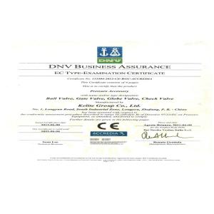 Kelite Group Co., Ltd Certifications