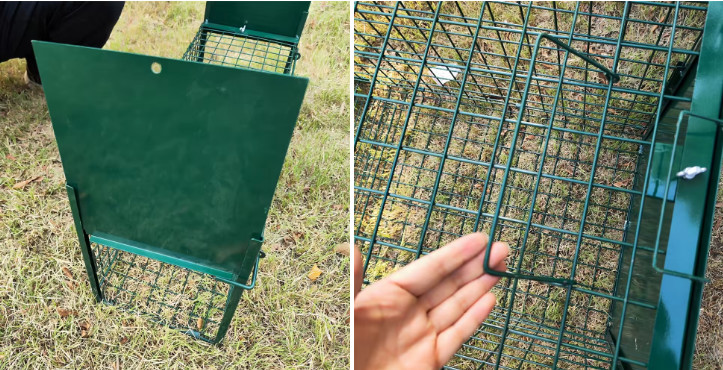 Heavy Duty Humane Hunting Snare Netting Cage 40" Big Animal Wild Boar Cage Trap