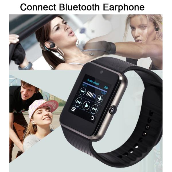 High Quality Smartwatch Pedometer Bluetooth Smart Watch GT08 for Android Smart Phone