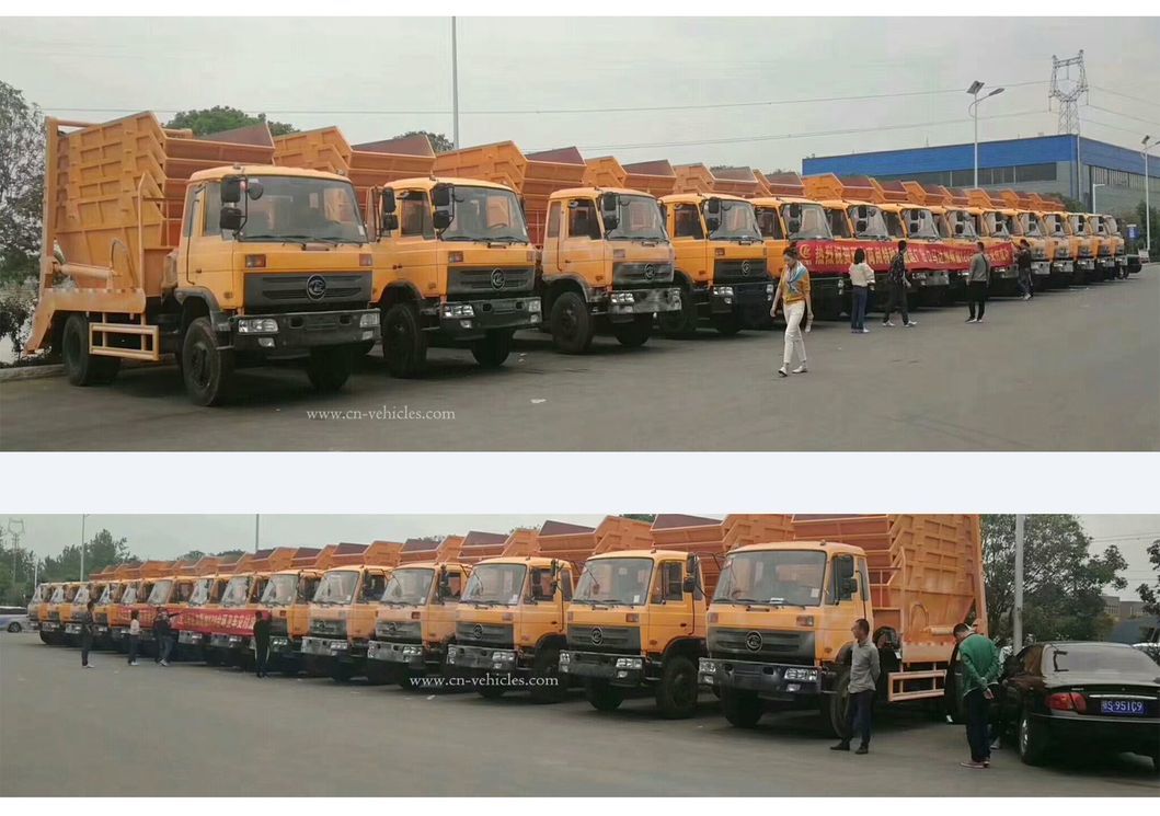 Shacman 6 Wheelers 10m3 Skip Loader Garbage Swing Arm Garbage Truck for Sale