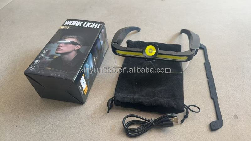 Cross-border New Multi-functional Eyewear Lamp Type-c Charging Repair Work Headband Eyewear Lamp Inspection Lamp
