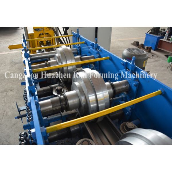 High Precise Roll Forming Machinery Shutter Door Frame 17 Rows 45# rollers