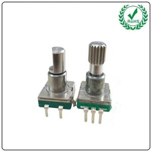 China Custom 12mm Encoder Rotary Potentiometer Switch With 30~100gf.Cm Detent Torque on sale
