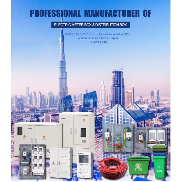 Smart Outside Electric Meter Box Covers , Surface Mounted Meter Box High Voltage