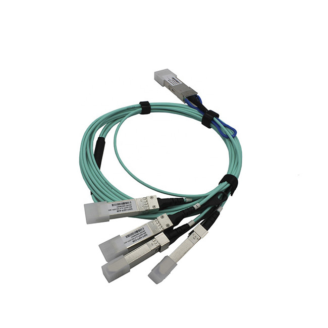QSFP+ 40g To 10g Breakout Cable 10m OM3 FTTH FTTB FTTX Network
