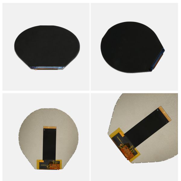 Custom 3.4 Inch Round LCD Screen 480×272 Pixels TFT Color LCD Display For Smartwatches