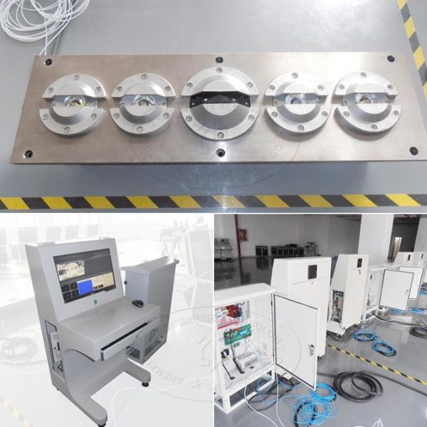 Durable Portable Explosive Detector Under Vehicle Inspection System With Car Plate Recognition