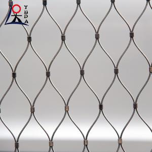 Quality 316 Stainless Steel Wire Rope Mesh Flexible Wire Mesh Netting for sale