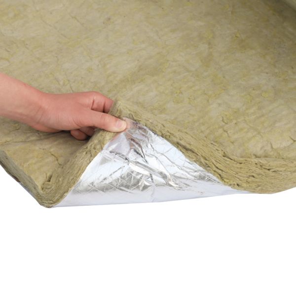 Acoustic Control Insulation Material Rock Wool Roll With Aluminum Foil