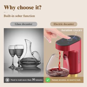 Bar Smart Wine Dispenser 1200mah Automatic Whiskey Dispenser