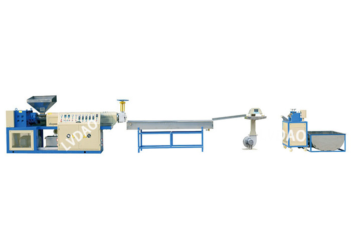 Single Screw PP Plastic Recycling Machine Semi Automatic 8 - 15 Tons Weight