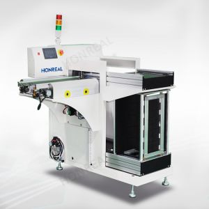 Quality Automatic L-Shape PCB SMT Unloader 350x250mm 6s Loading for sale