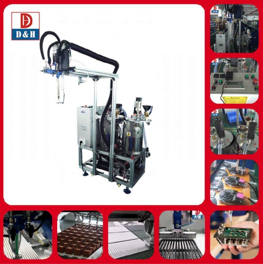 Multi Liquid AB Resin Potting Compound Component Meter Mix Machine