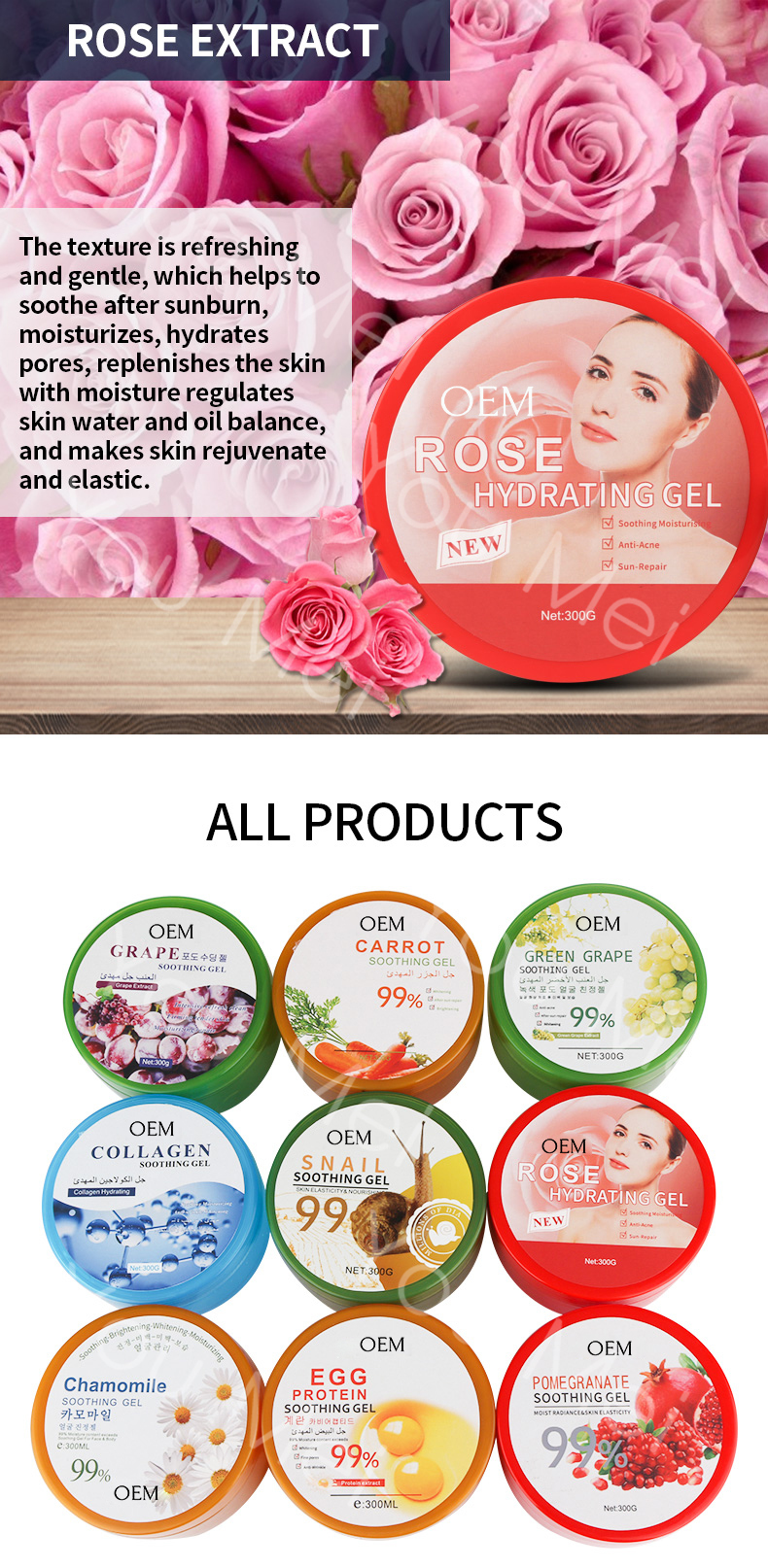 99% Organic Skincare Face Serum Aloe Massage Gel Moisturizer Sunscreen Soothing Whitening