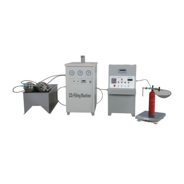 PLC Automatic CO2 Fire Extinguisher Refill Machine Electric Fire Suppression