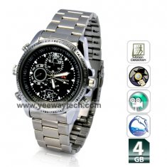 Secret Agent Wristwatch with Camera + Motion Detector