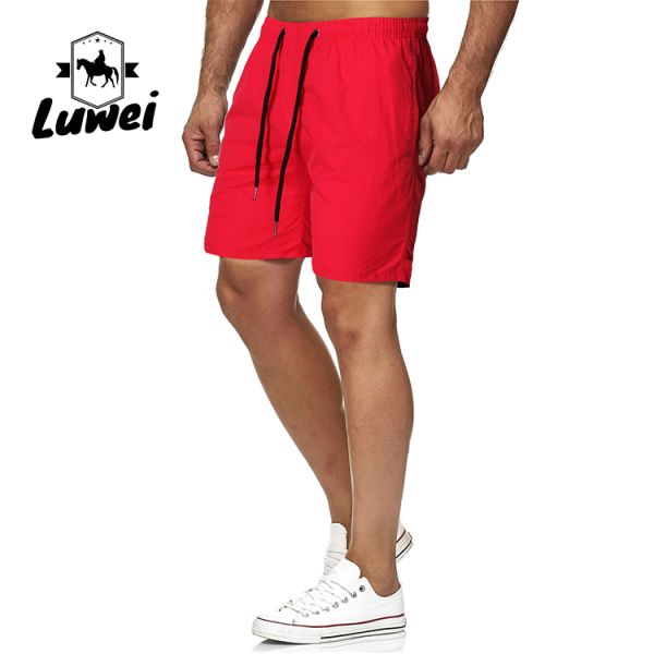 Polyester Men Running Shorts Beach Jogger Swimwear Pants Breathable