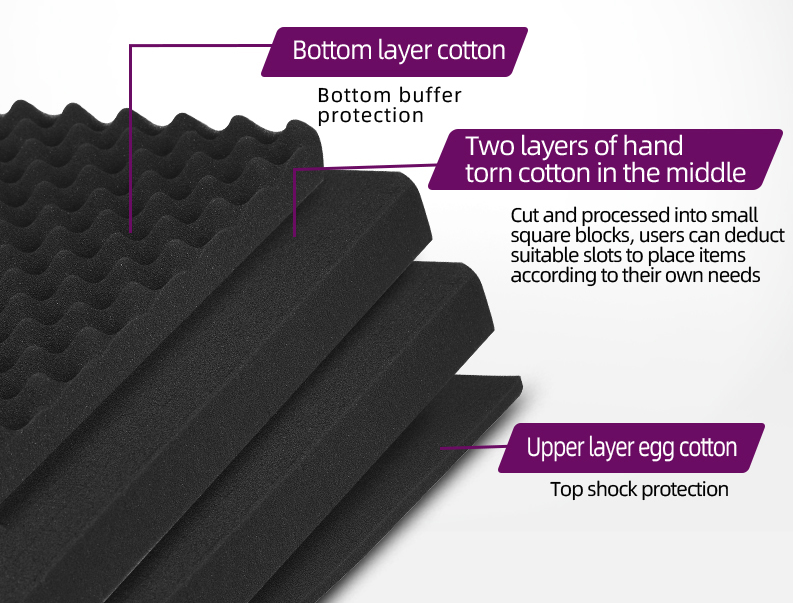 Waterproof Portable Tool Storage Case with Customizable Interior and Shock Resistant Design for Professional Use