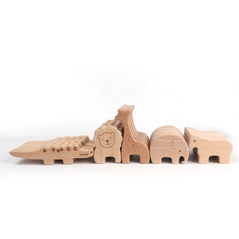 DIY Educational Wooden Educational Puzzle 2- 4 Years Wooden Animal Puzzle