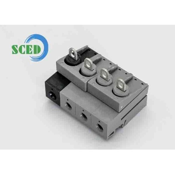 Rated Current 30A Rail Mounted Terminal Blocks with Inflammability Class