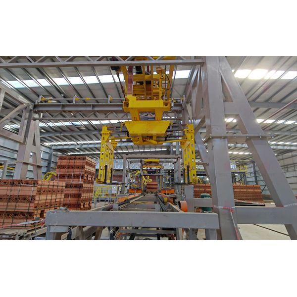 Customizable Clay Brick Stacking and Packaging System with 500kg Robot and Industry 4.0 Compatibility