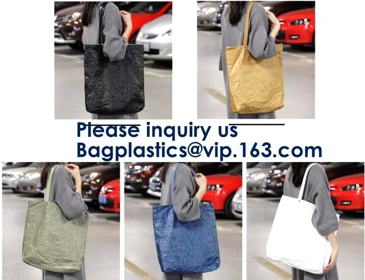Eco Friendly Reusable Waterproof Tyvek Passport Holder Packing Cubes Toiletry kit Backpack Tote Bag Travel Accessories