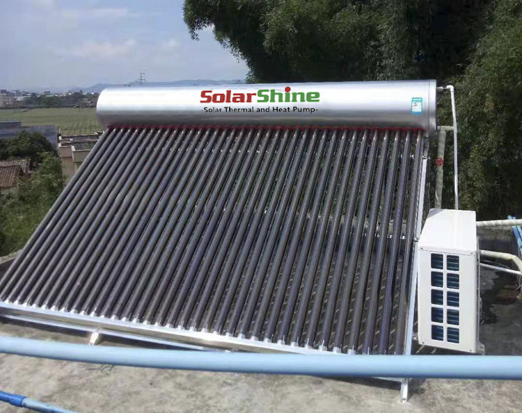 Energy Saving Solar Thermal Water Heater With Declining Roof Bracket
