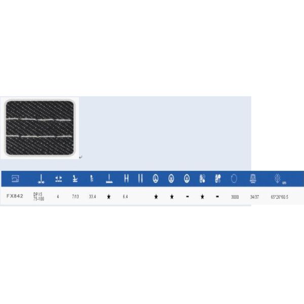 Fixed Needle Bar Double Needle Lockstitch Sewing Machine FX842