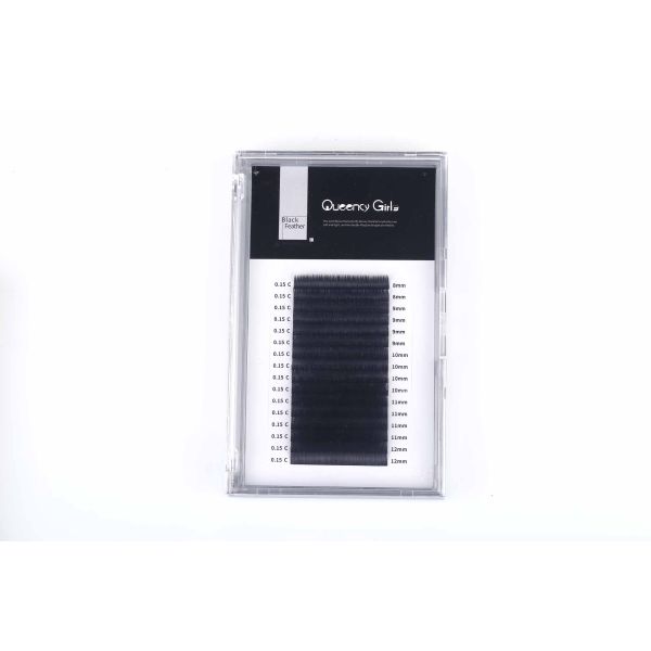3D Classic Semi Permanent Lashes , 11mm Individual False Eyelash Extensions